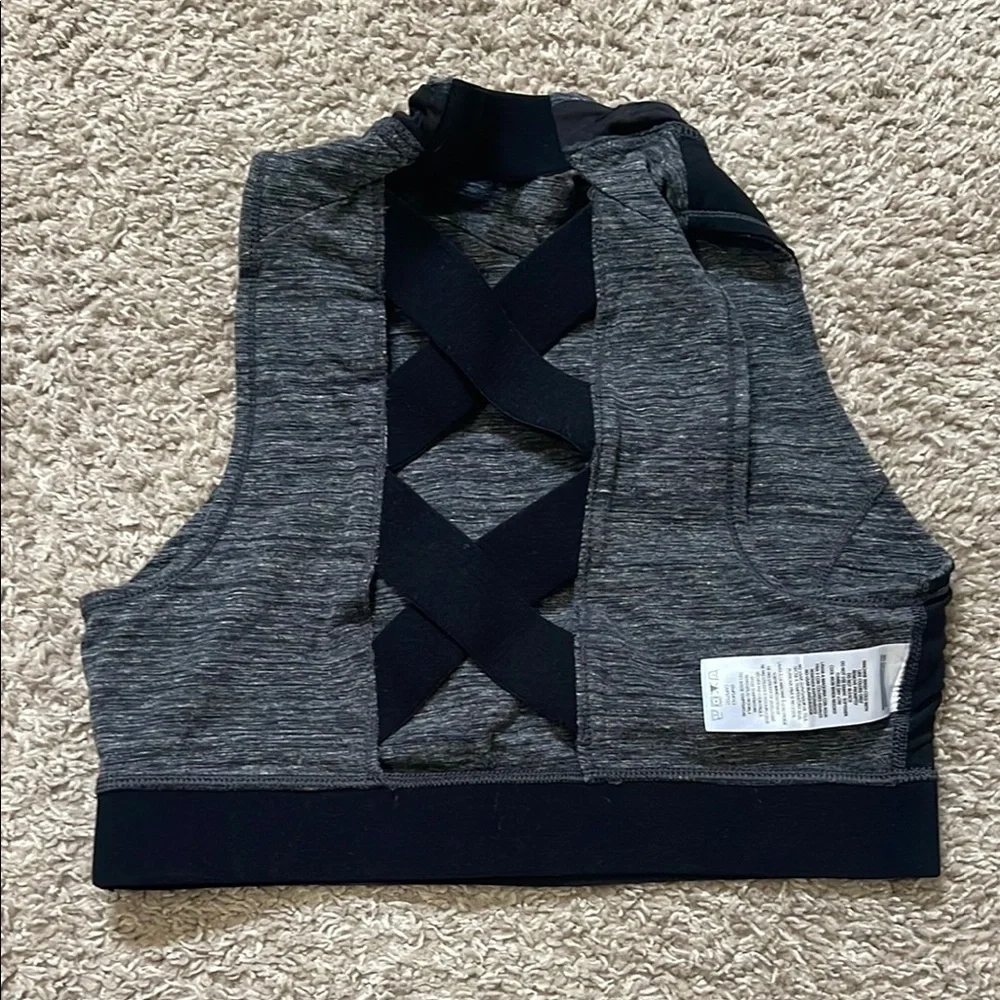 Calvin Klein Charcoal Sleeveless Bra Top - Picture 7 of 7
